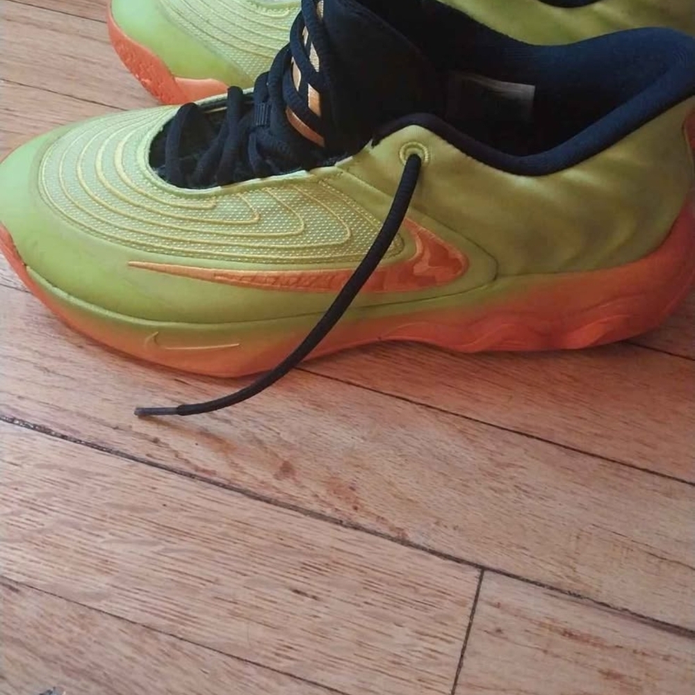 Nike Neon Green and Orange Sneakers